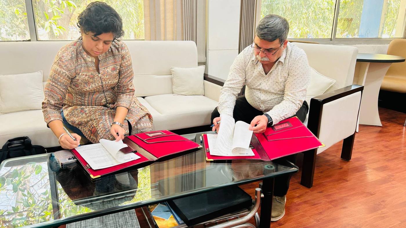 Representatives of The CyberDiplomat and CAPSS signing the Memorandum of Understanding