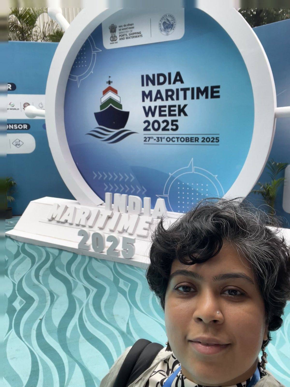 Sanjana Rathi at India Maritime Week 2025