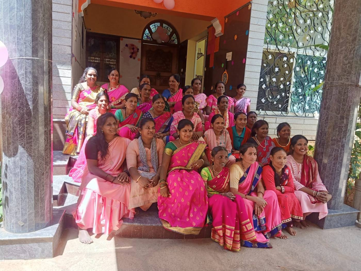 Participants at the Women's Day cyberpsychology session